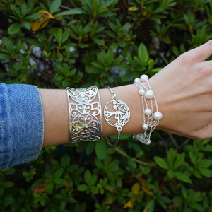 Southern Oak Tree Flip-Top Bracelet, Retired