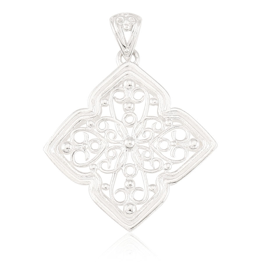 Southern Gates® Four Petal Scroll Pendant