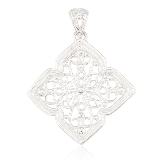 Southern Gates® Four Petal Scroll Pendant