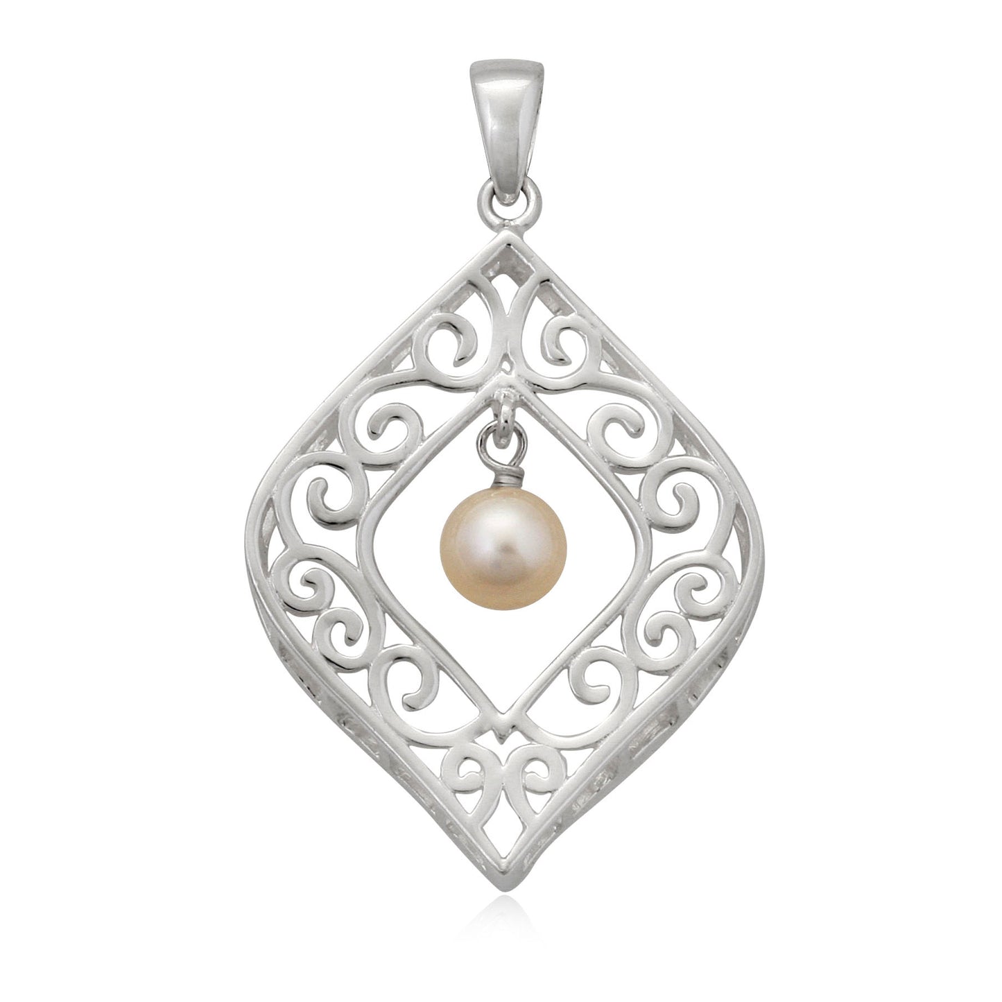 Southern Gates® Framed Pearl Drop Pendant