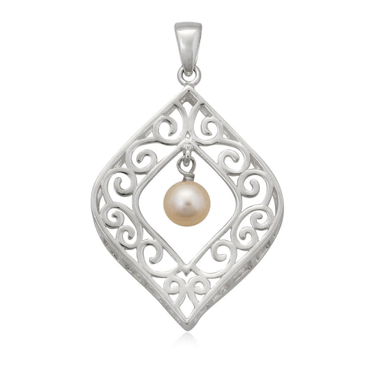 Southern Gates® Framed Pearl Drop Pendant