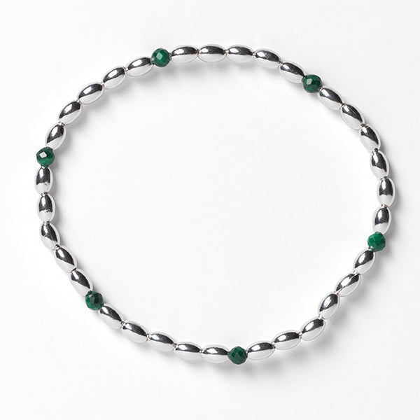 Southern Gates® Stretchy Ricebead Bracelet with Stones