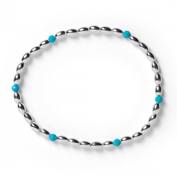 Southern Gates® Stretchy Ricebead Bracelet with Stones