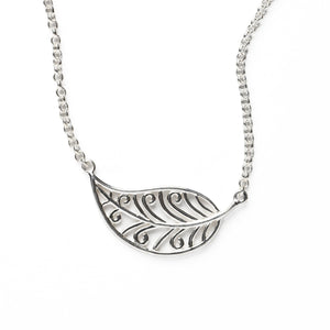 Beyond Southern Gates Courtyard Scrolling Leaf Necklace