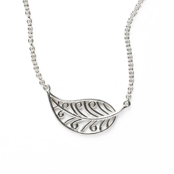 Beyond Southern Gates Courtyard Scrolling Leaf Necklace