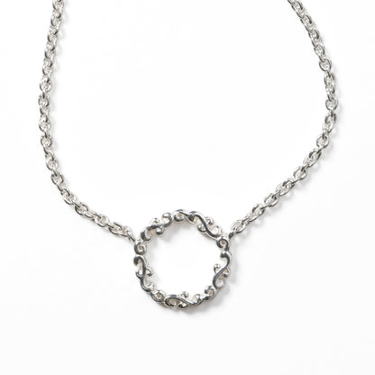 Southern Gates® Scrolling Vine Circle Necklace