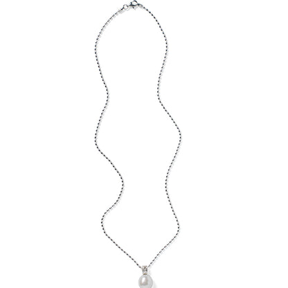 Southern Gates® Teardrop Pearl Necklace with Garden Scroll Bale