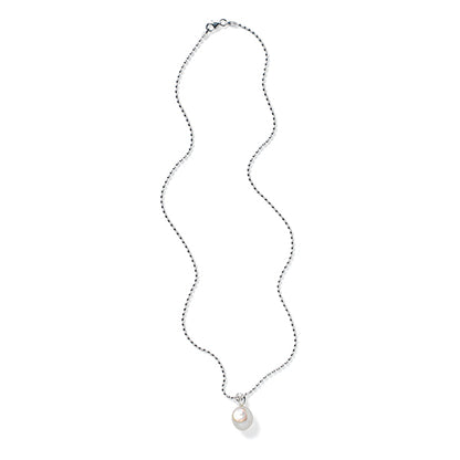 Southern Gates® Oval Pearl Necklace with Swirl Bale
