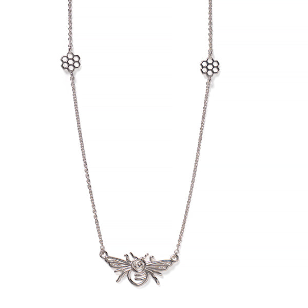 Southern Gates® Bee and Honeycomb Station Necklace