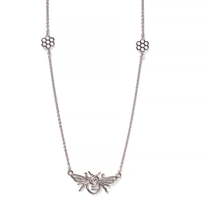 Southern Gates® Bee and Honeycomb Station Necklace