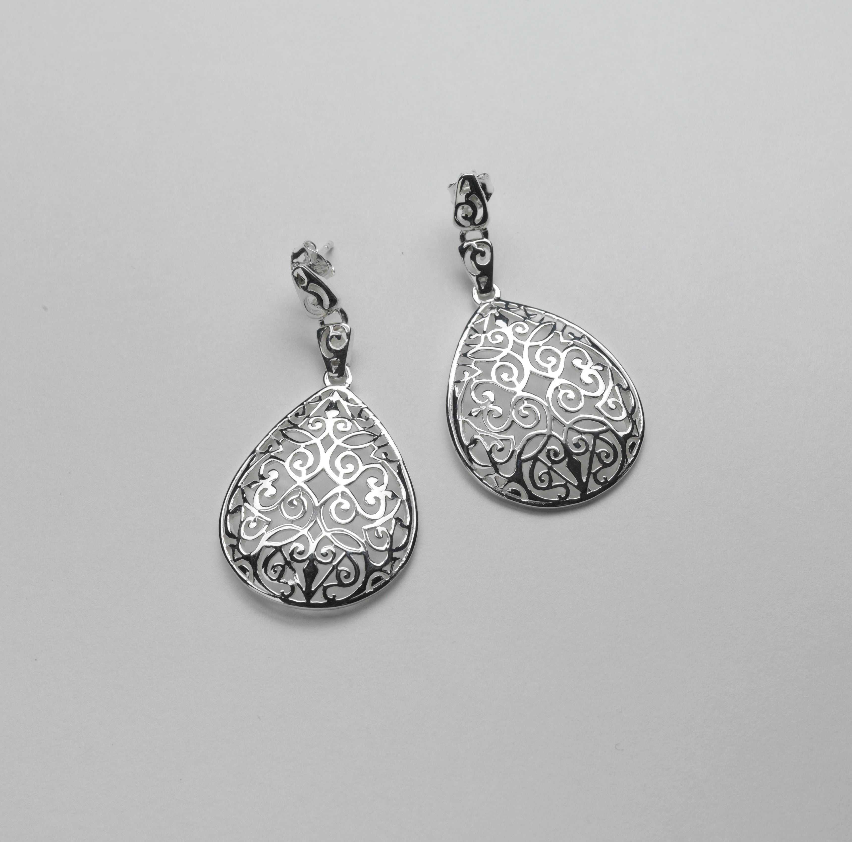 Classic Teardrop Dangle Post Earring- Retired