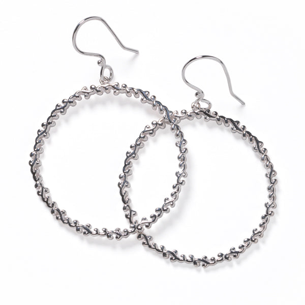 Southern Gates® Open Vine Circle Earrings