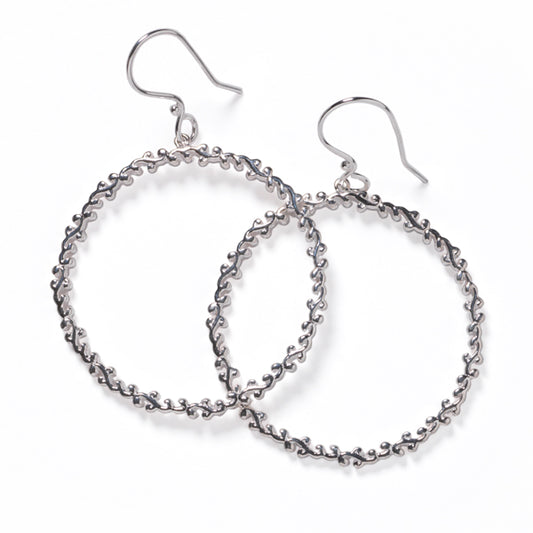 Southern Gates® Open Vine Circle Earrings