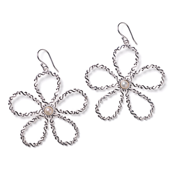 Southern Gates® Scrolling Vine Flower Petal Earring