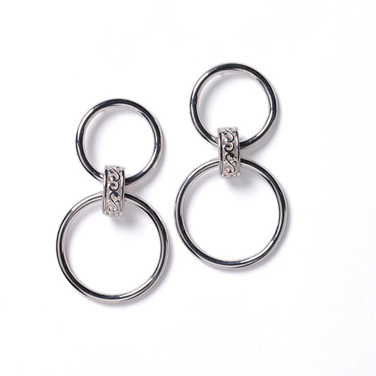 Southern Gates® Scrolling Vine Double Hoop Earrings