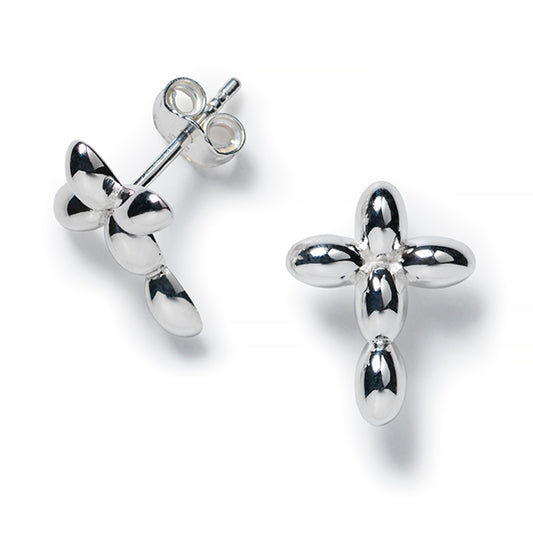 Southern Gates® Ricebead Cross Stud Earrings