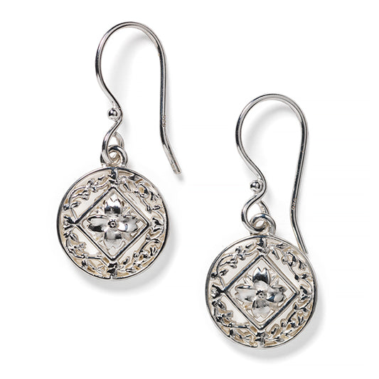 Southern Gates® Diamond-Cut Dogwood Earrings