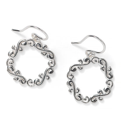 Southern Gates® Scrolling Circle Earrings