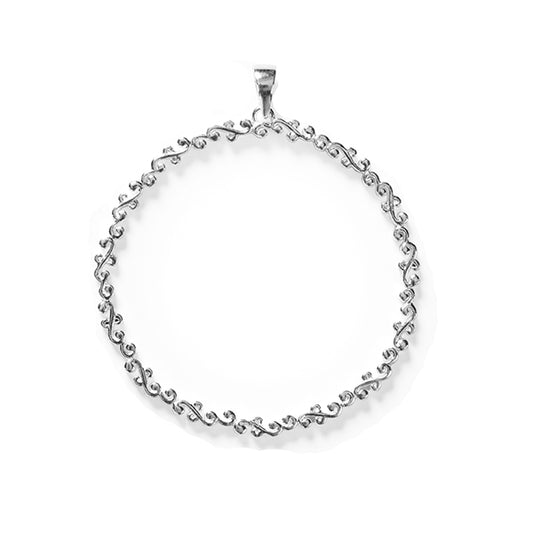 Southern Gates® Open Vine Circle Pendant