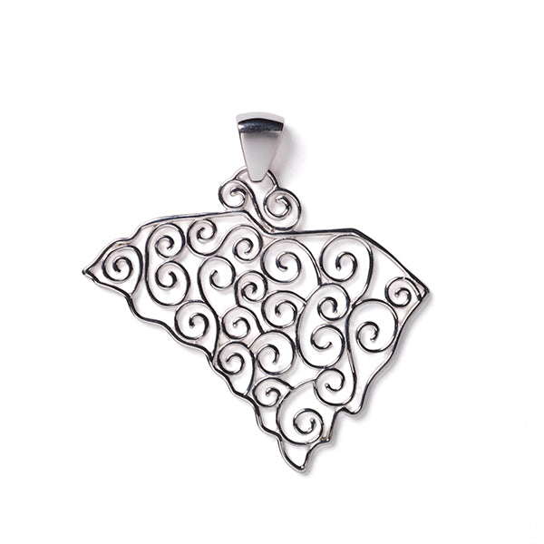 Southern Gates® Filagree  South Carolina State Pendant