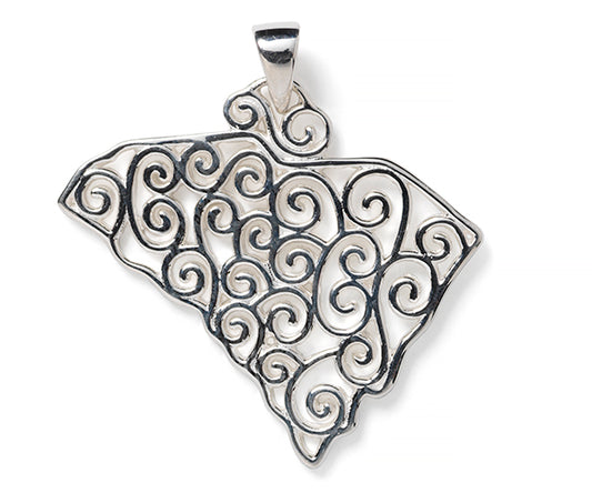 Southern Gates® Filagree  South Carolina State Pendant