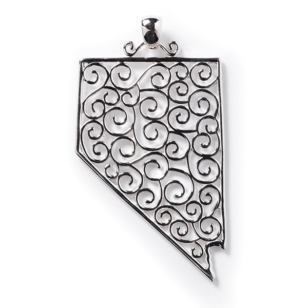 Southern Gates® Filagree Nevada State Pendnat