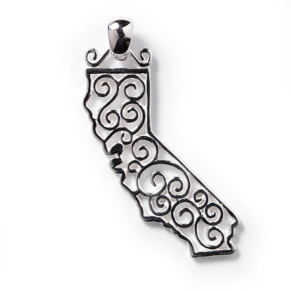 Southern Gates® Filagree California State Pendant