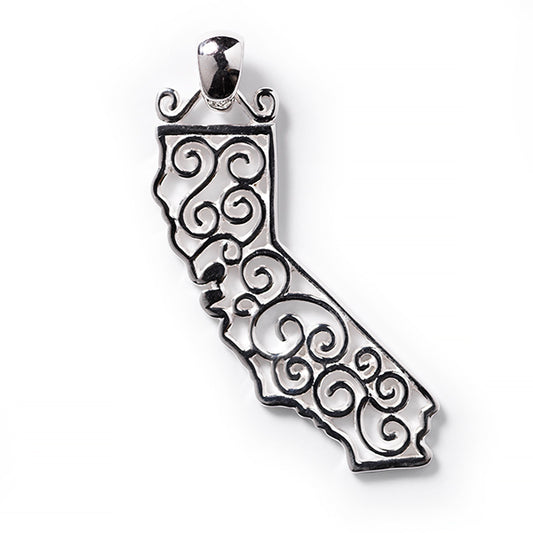Southern Gates® Filagree California State Pendant
