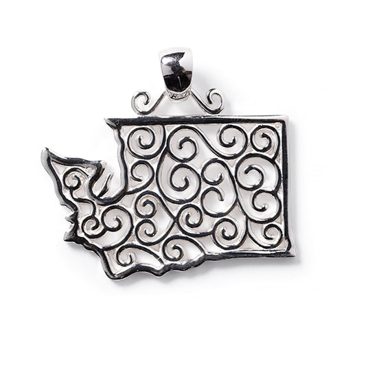 Southern Gates® Filagree Washington State Pendant