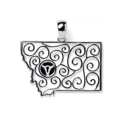 Southern Gates® Filagree Montana State Pendant