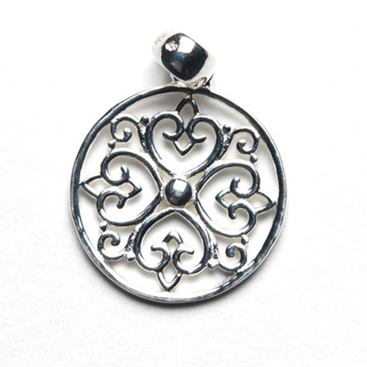 Southern Gates® Round Heart Design Pendant