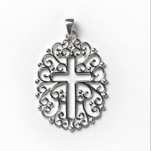 Southern Gates® Open Filagree Cross Pendant