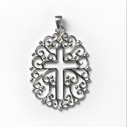 Southern Gates® Open Filagree Cross Pendant
