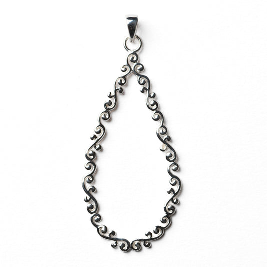 Southern Gates® Open Vine Teardrop Pendant