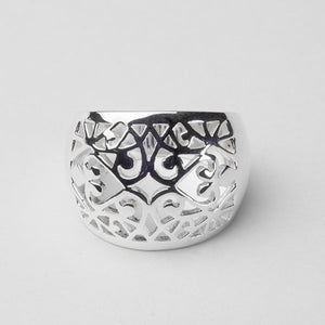 Classic Dome Scroll Ring - Retired