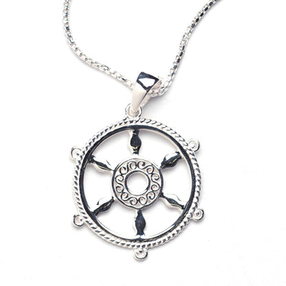 Southern Gates® Ships Wheel Pendant