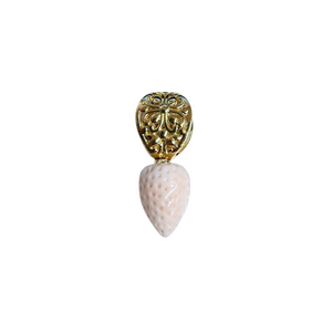 Beyond Southern Gates® Designer Large Strawberry Coral Pendant-GP