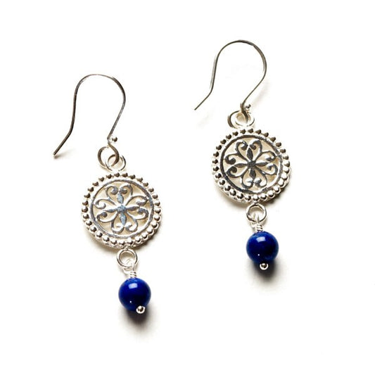 Southern Gates® Handwrought Beaded Scroll Earrings