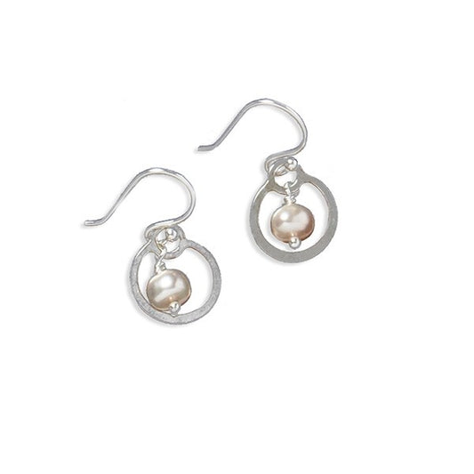 Southern Gates® Handwrought Pink Pearl Earrings