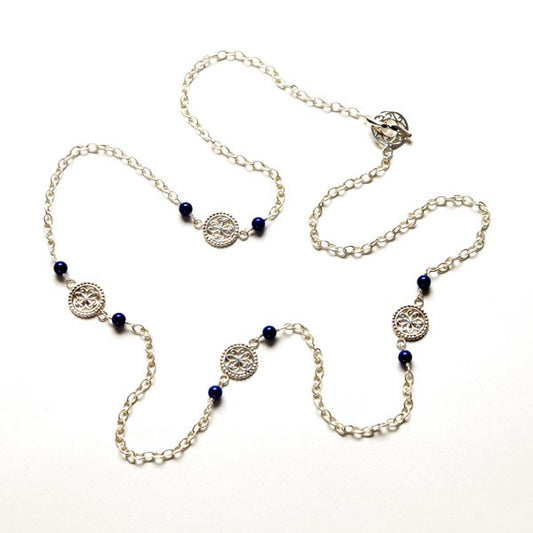 Southern Gates® Handwrought Lapis Inspiration Logo Necklace