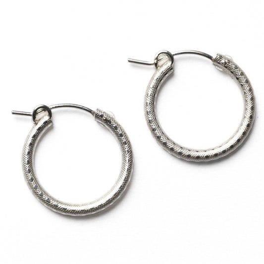 Sterling Silver Hoop Earring 18mm