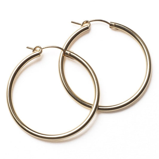 Gold Filled Hoop Earring 34mm