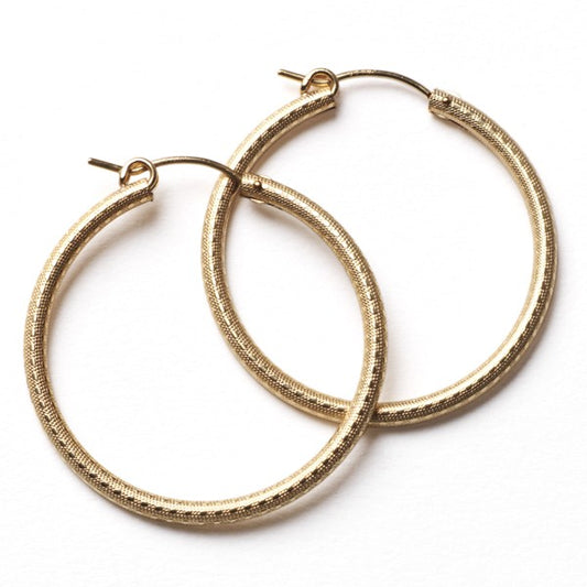 Gold Filled Hoop Earring 34mm