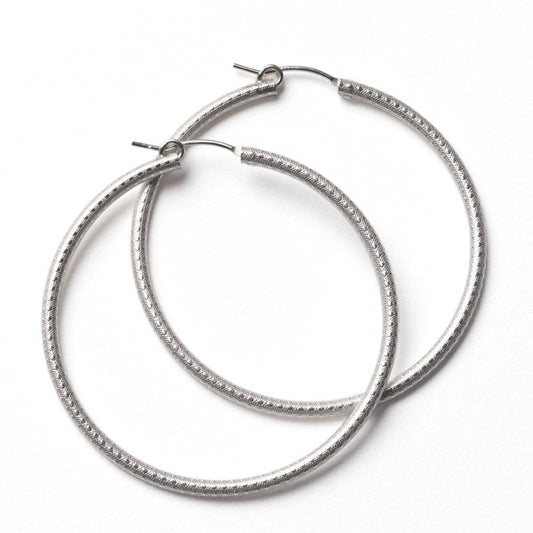 Sterling Silver Hoop Earring 50mm