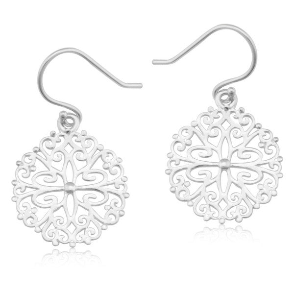 Southern Gates® Ornamental Round Filagree Earrings