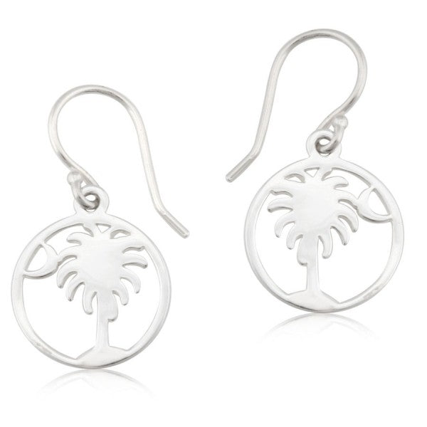 Southern Gates® Palmetto Tree and Moon Earrings