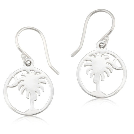 Southern Gates® Palmetto Tree and Moon Earrings
