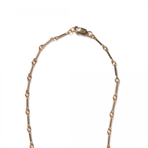 14k Gold Filled 1mm Tiny Bar Chain