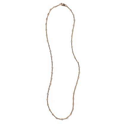 14k Gold Filled 1mm Tiny Bar Chain