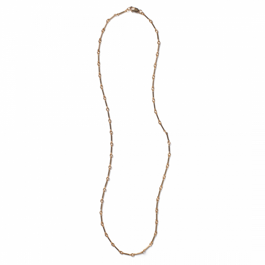 14k Gold Filled 1mm Tiny Bar Chain